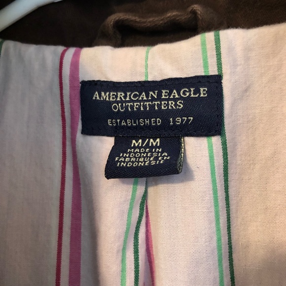 American Eagle Brown Jacket Medium - Picture 4 of 5